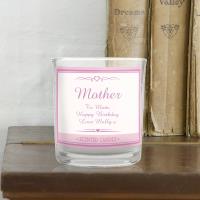 Personalised Pink Elegant Scented Jar Candle Extra Image 1 Preview